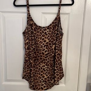 torrid tank animal print adjustable straps new without tags